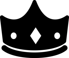 Games Crown Laser Cut Svg File, Free Vectors File